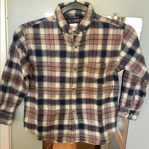 NEW, Boys Plaid Flannel Longslv Shirt